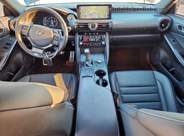JTHGZ1B26R5078774 2024 LEXUS IS Charcoal Вид панелі приладів