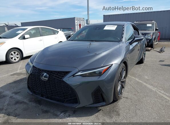 JTHGZ1B27M5044173 2021 LEXUS IS 350 Gray Przód lewy