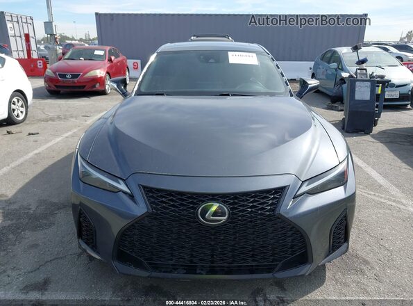 JTHGZ1B27M5044173 2021 LEXUS IS 350 Gray Widok wnętrza z tyłu