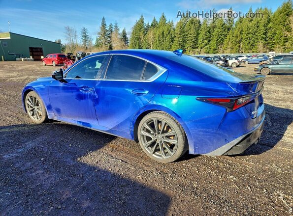 JTHGZ1B2XM5040294 2021 LEXUS IS Blue უკანა მარცხენა