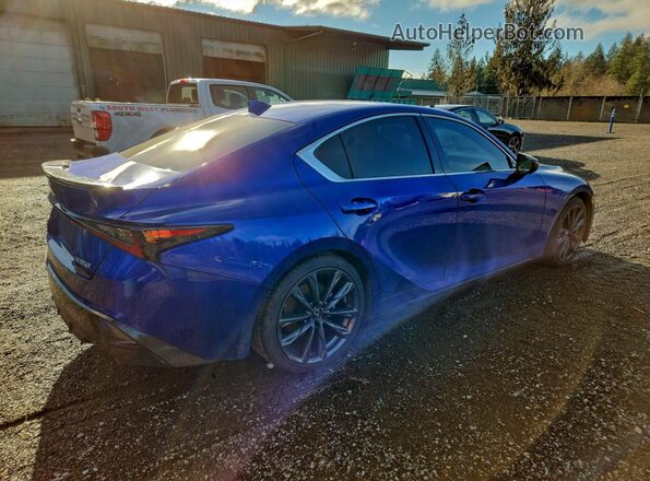 JTHGZ1B2XM5040294 2021 LEXUS IS Blue უკანა მარჯვენა