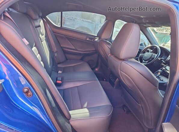 JTHGZ1B2XM5040294 2021 LEXUS IS Blue უკანა სავარძლების ხედი