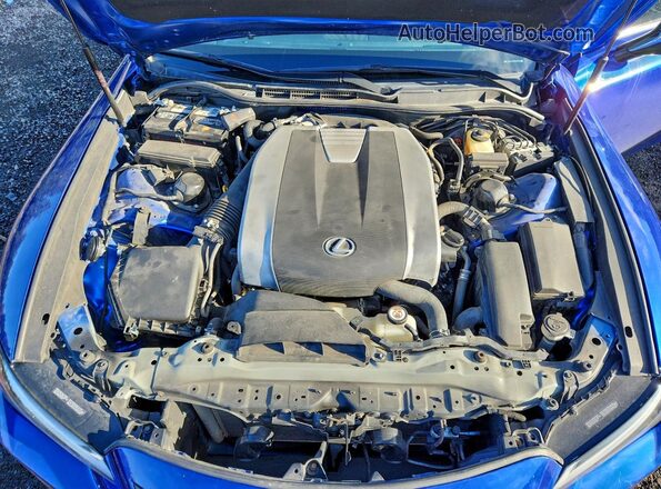 JTHGZ1B2XM5040294 2021 LEXUS IS Blue უკანა სალონის ხედი