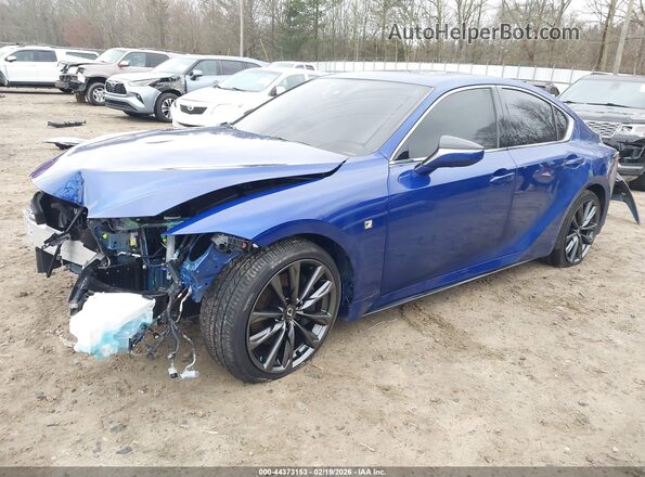 JTHGZ1B2XR5072122 2024 LEXUS IS 350 Синий Передняя левая четверть