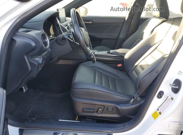 JTHGZ1E21N5026183 2022 LEXUS IS White Widok wnętrza z przodu