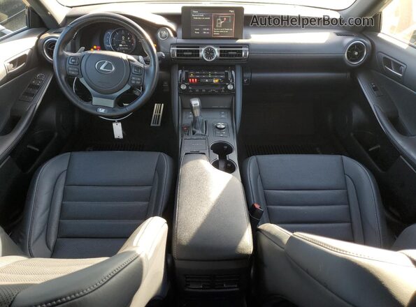 JTHGZ1E21N5026183 2022 LEXUS IS White Widok deski rozdzielczej