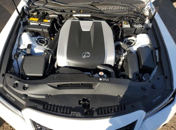 JTHGZ1E21N5026183 2022 LEXUS IS White Widok wnętrza z tyłu
