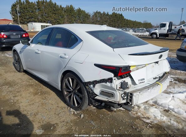 JTHGZ1E24M5022319 2021 LEXUS IS 350 Белый Задняя левая четверть