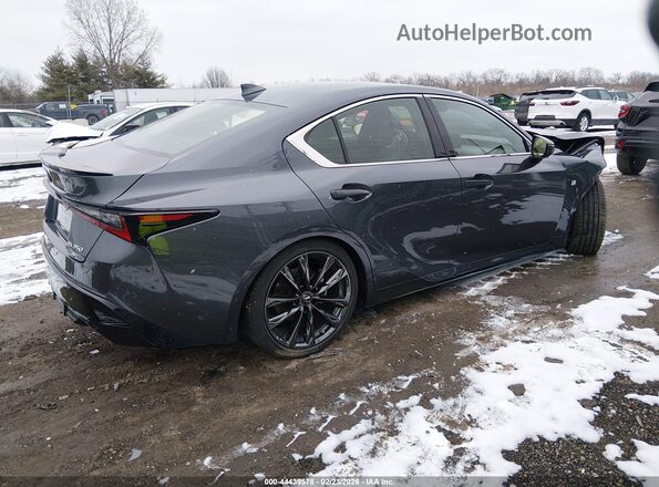 JTHGZ1E27N5026091 2022 LEXUS IS 350 Gray Trasero derecho