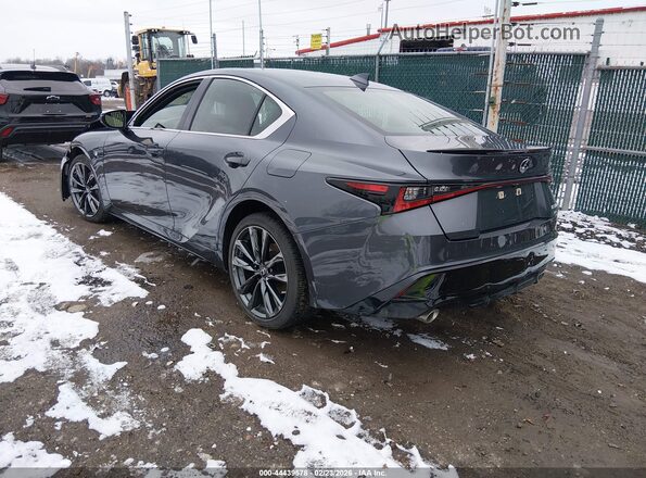 JTHGZ1E27N5026091 2022 LEXUS IS 350 Gray Trasero izquierdo