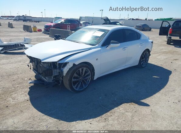 JTHGZ1E28R5035422 2024 LEXUS IS 350 White Передня ліва чверть