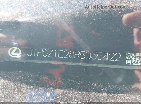JTHGZ1E28R5035422 2024 LEXUS IS 350 White Вид підкапотного простору