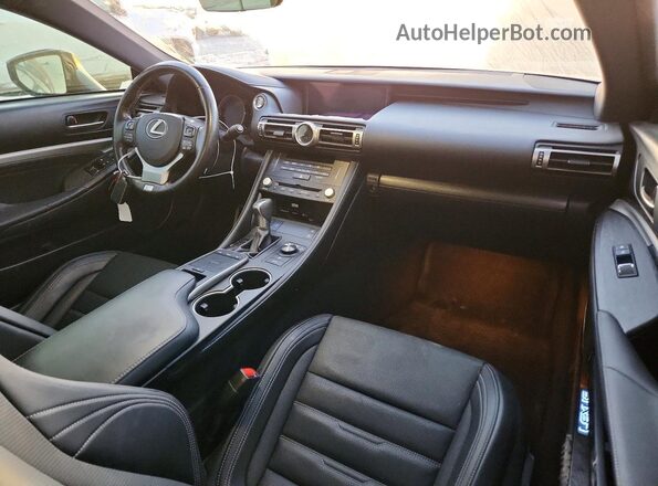 JTHGZ5BC2L5022564 2020 LEXUS RC Red Вид задніх сидінь