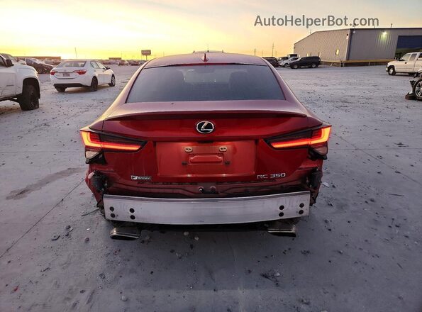 JTHGZ5BC2L5022564 2020 LEXUS RC Red Вид ззаду