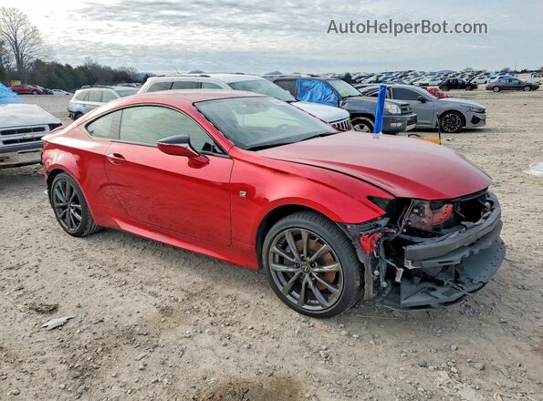 JTHGZ5DC2M5010672 2021 LEXUS RC Red წინა მარჯვენა