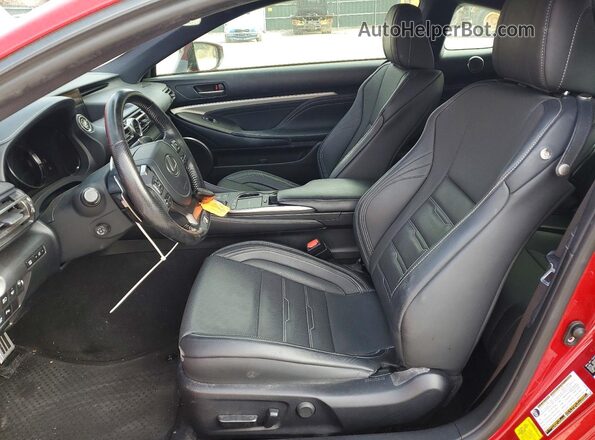 JTHGZ5DC2M5010672 2021 LEXUS RC Red წინა სალონის ხედი
