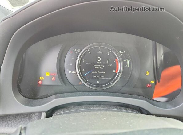 JTHGZ5DC6P5012218 2023 LEXUS RC Silver Vista del cuadro de instrumentos