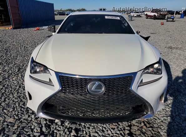 JTHHA5BC0H5004941 2017 LEXUS RC White წინა ხედი