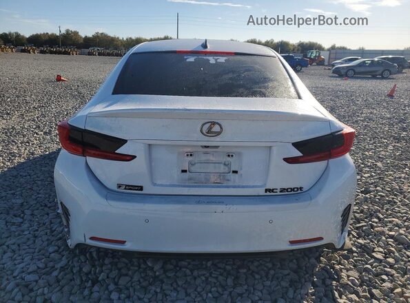 JTHHA5BC0H5004941 2017 LEXUS RC White უკანა ხედი