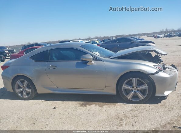 JTHHA5BC1G5003053 2016 LEXUS RC 200T Gray Սարքավորումների վահանակի տեսք