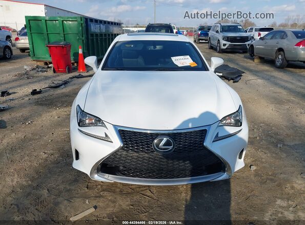 JTHHA5BC2G5003983 2016 LEXUS RC 200T White უკანა სალონის ხედი