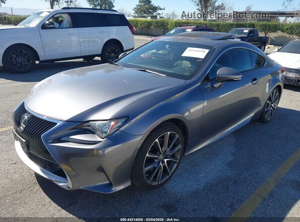 JTHHA5BC3H5005050 2017 LEXUS RC 200T Gray Vista tres cuartos delantera izquierda