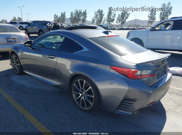 JTHHA5BC3H5005050 2017 LEXUS RC 200T Gray Trasero izquierdo