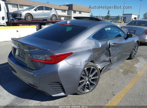 JTHHA5BC3H5005050 2017 LEXUS RC 200T Gray Trasero derecho
