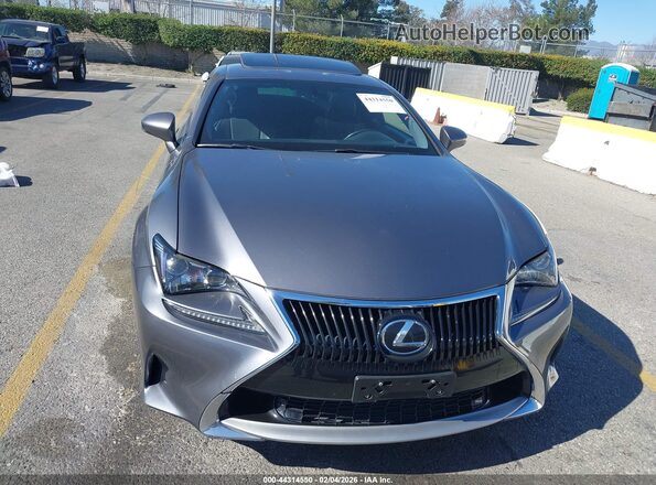 JTHHA5BC3H5005050 2017 LEXUS RC 200T Gray Vista del cuadro de instrumentos