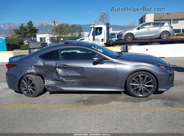 JTHHA5BC3H5005050 2017 LEXUS RC 200T Gray Vista interior trasera