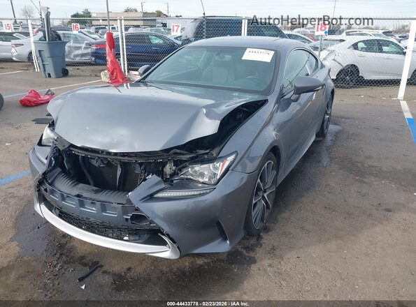 JTHHA5BC3H5007414 2017 LEXUS RC 200T Silver Vista tres cuartos delantera izquierda