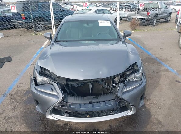 JTHHA5BC3H5007414 2017 LEXUS RC 200T Silver Vista del cuadro de instrumentos
