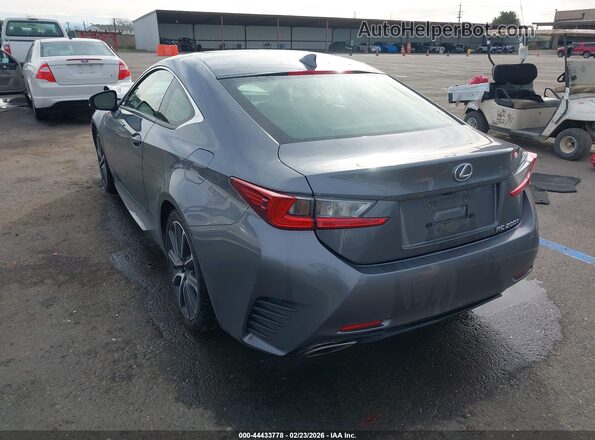 JTHHA5BC3H5007414 2017 LEXUS RC 200T Silver Trasero izquierdo