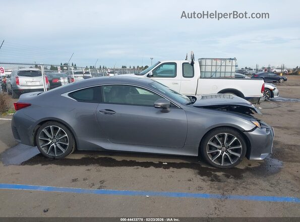 JTHHA5BC3H5007414 2017 LEXUS RC 200T Silver Vista interior trasera