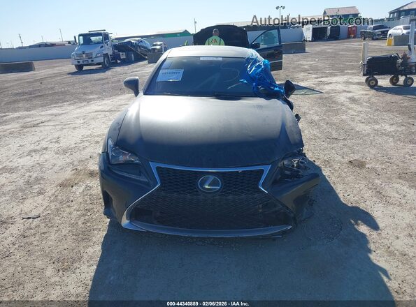 JTHHA5BC6H5007097 2017 LEXUS RC 200T Черный Вид щитка приборов