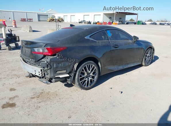 JTHHA5BC6H5007097 2017 LEXUS RC 200T Черный Задняя правая четверть