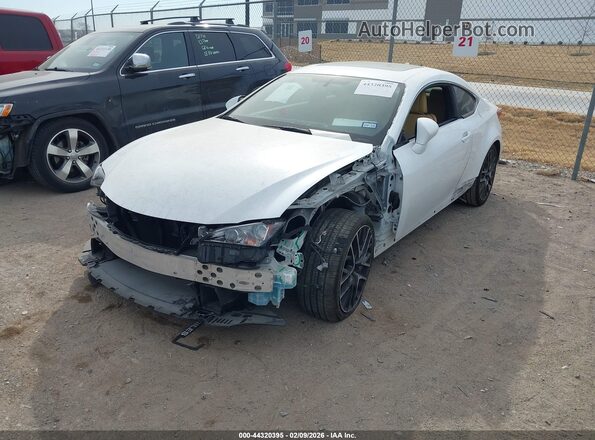 JTHHA5BC6H5007519 2017 LEXUS RC 200T White Առջևի ձախ երեք քառորդ տեսարան