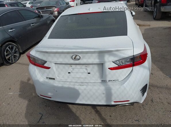JTHHA5BC6H5007519 2017 LEXUS RC 200T White 