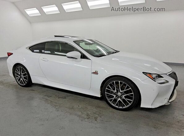JTHHA5BC7J5008281 2018 LEXUS RC White Delantero derecho