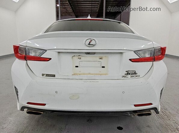 JTHHA5BC7J5008281 2018 LEXUS RC White Vista trasera
