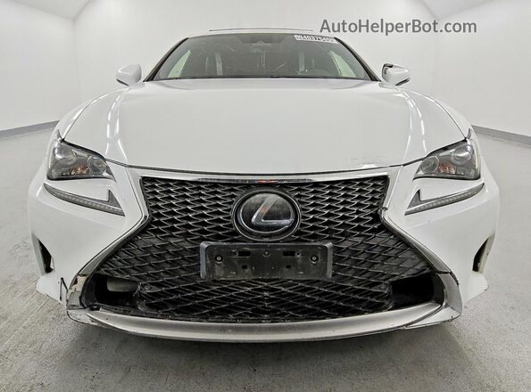 JTHHA5BC7J5008281 2018 LEXUS RC White Vista frontal
