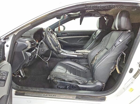 JTHHA5BC7J5008281 2018 LEXUS RC White Vista interior delantera