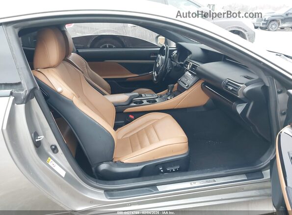 JTHHA5BC9G5000627 2016 LEXUS RC 200T Beige Vista interior delantera