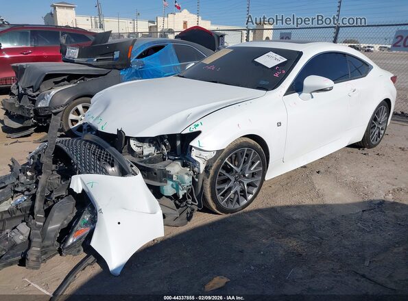JTHHE5BC0G5013240 2016 LEXUS RC 350 White Передня ліва чверть