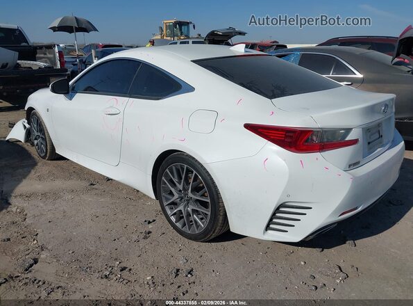 JTHHE5BC0G5013240 2016 LEXUS RC 350 White Задня ліва чверть