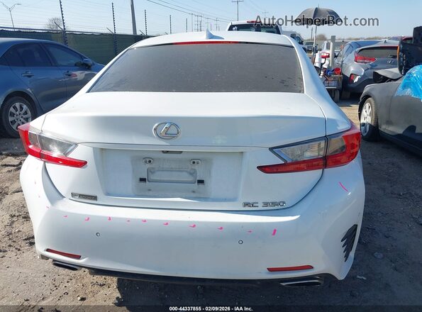 JTHHE5BC0G5013240 2016 LEXUS RC 350 White 