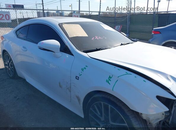 JTHHE5BC0G5013240 2016 LEXUS RC 350 White Панорамний вид салону 360°