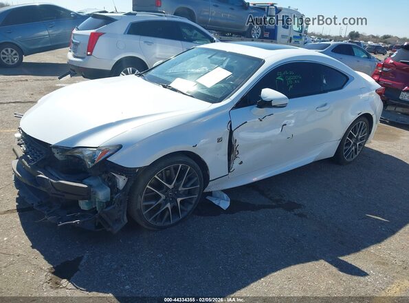 JTHHE5BC5G5012990 2016 LEXUS RC 350 White Vista tres cuartos delantera izquierda