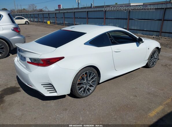 JTHHE5BC5G5012990 2016 LEXUS RC 350 White Trasero derecho