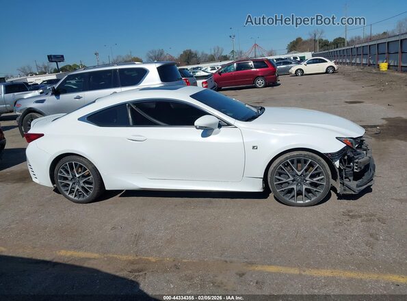 JTHHE5BC5G5012990 2016 LEXUS RC 350 White Vista interior trasera